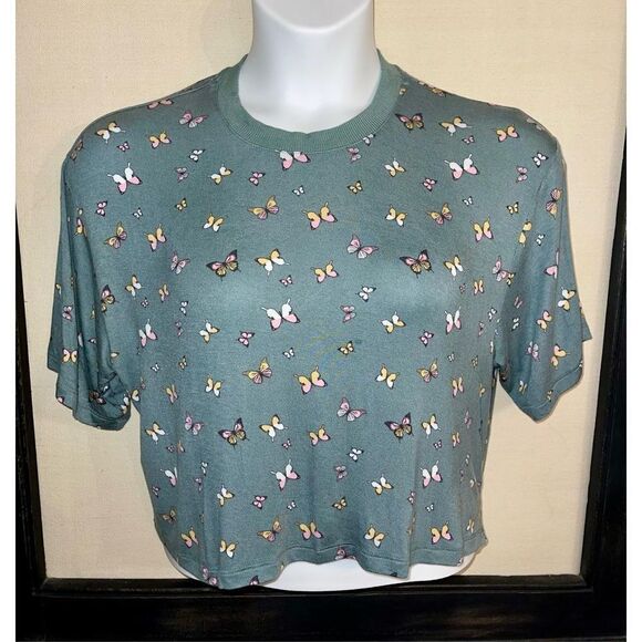Self Esteem Butterfly Crop Top - Picture 2 of 7